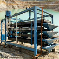 Table vibrante 4 plateaux 6-S pour la séparation des minerais, concentrateur gravimétrique haute efficacité pour l'équipement d'extraction aurifère au Maroc