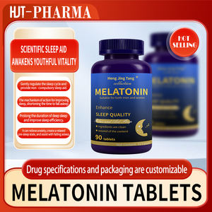Pílulas Veganas de Melatonina OEM 5mg 10mg Cápsulas de Melatonina Suplementos para Dormir de Qualidade a um Bom Preço - Product Image 4