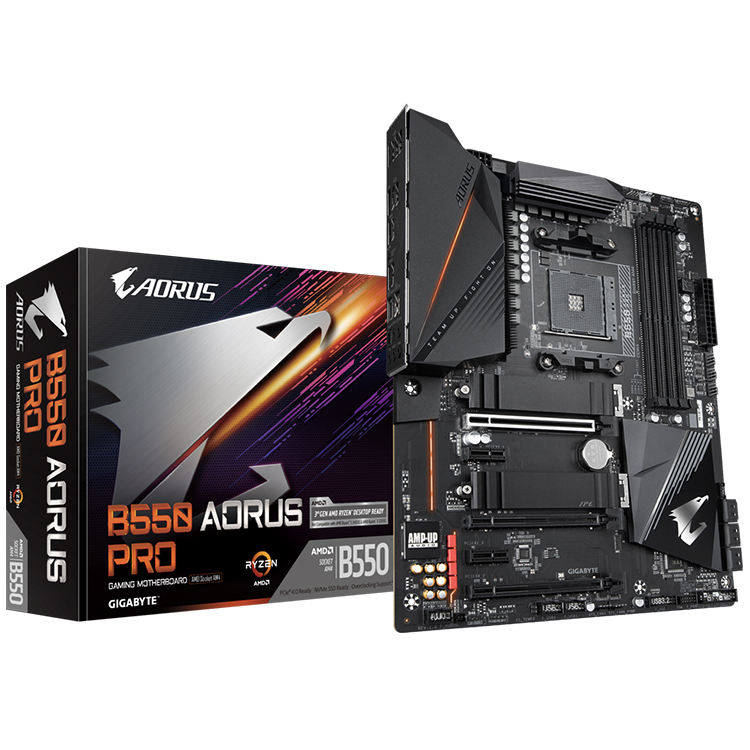 GIGABYTE B550 AORUS PRO Motherboard - Ryzen 7 3700X Support