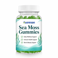 Gummies de mousse de mer Ausreson OEM – Soutien immunitaire, santé digestive, supplément alimentaire végétal à base de plantes, végétalien, énergie pour adultes