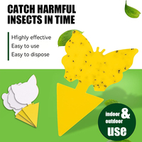 Indoor Fruitvliegenval Voor Buiten 5 Pack-Plakkerige Muggenvanger | Schimmel Muggenmoordenaar Voor Planten En Vliegende Insecten Bestrijden