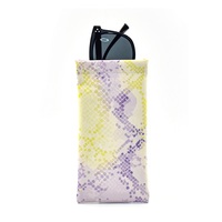 Étuis à lunettes en cuir tissé sur mesure, pochettes organisatrices pour lunettes de soleil avec chiffon de nettoyage