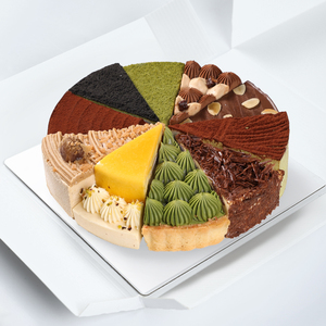 Gâteau <span class=keywords><strong>au</strong></span> fromage surgelé Delight Ten Stitch Cake (Style B) 8 pouces 850g Dessert rond faible en gras 10 tranches pour <span class=keywords><strong>café</strong></span>, boulangerie, vente <span class=keywords><strong>au</strong></span> détail - Product Image 3