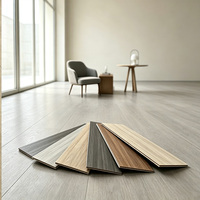 Revêtement de sol en vinyle SPC aspect marbre et bois de luxe, étanche, à clipser, pour maison, villa, hôtel