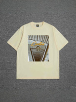 T-shirt personnalisé pour homme, col rond, manches courtes, coupe classique, décontracté, anti-UV, respirant, séchage rapide, streetwear