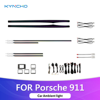 Kit d'éclairage ambiant intelligent à LED KYNCHO pour Porsche 911 avec éclairage intérieur Symphony, éclairage ambiant automobile