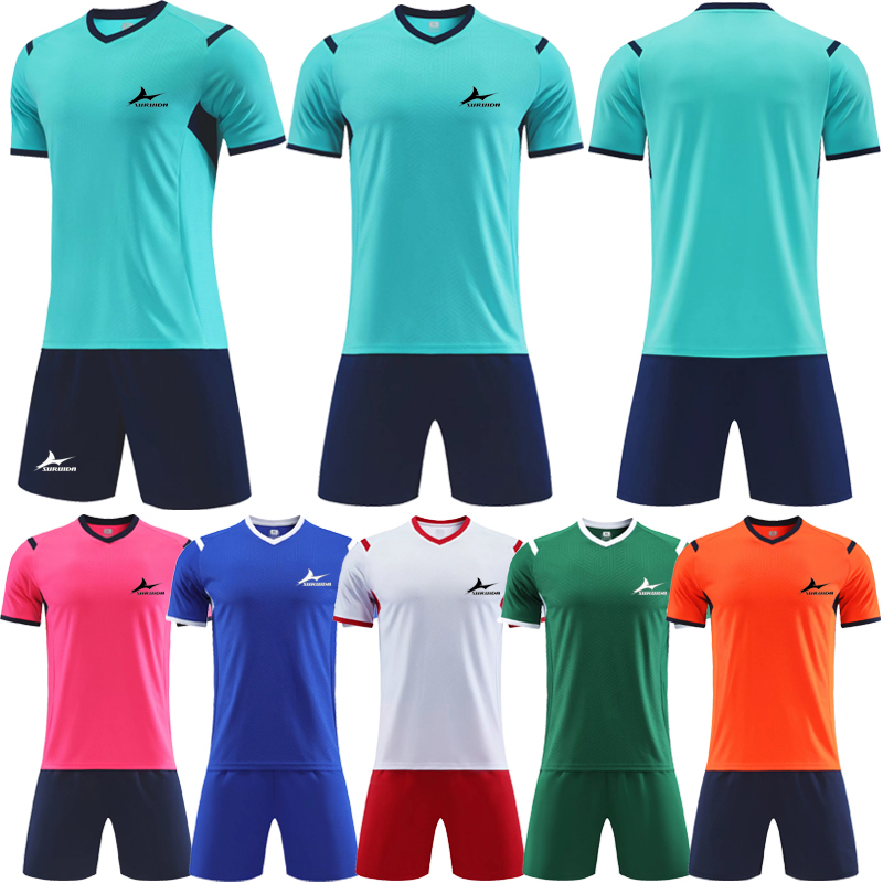 2023 2024 superventas camisetas completas de fútbol 100% poliéster liso impreso conjunto de uniforme de fútbol