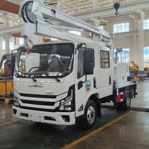 Plataforma Elevadora Telescópica Plegable Hidráulica Montada en Camión JMC 4X2 de <span class=keywords><strong>20</strong></span> Metros con Cesta de Trabajo para Mantenimiento - Product Image 2
