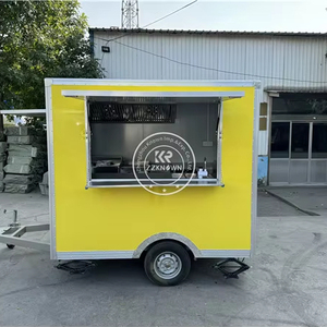 Camion de restauration remorque à tacos entièrement équipée cuisine mobile pizza café chariot camion de crème glacée barbecue remorque à aliments mobile bon marché - Product Image 2
