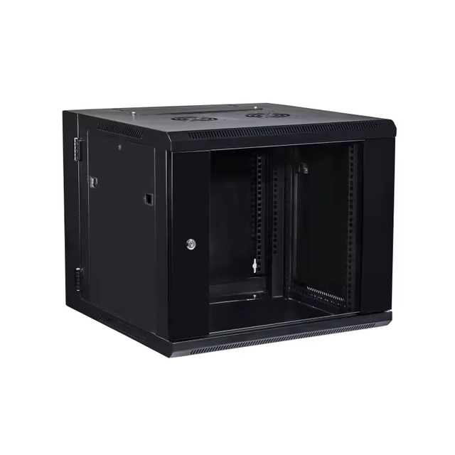 9U 1U 19inch FTTH Optical Fiber Indoor Wall-Mounted Network Server Cabinet POE Network for Telecom Use 12/24/48 Fiber Optic