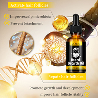 Sérum d'essence de croissance de barbe à l'argan et au jojoba pour hommes, nourrissant, adoucissant, lissant, anti-casse, source usine