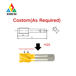 Flûte en spirale enduite d'étain de cobalt personnalisée <span class=keywords><strong>1</strong></span>/16 "<span class=keywords><strong>1</strong></span>/2" G1 tarauds de filetage HSS outil de <span class=keywords><strong>taraudage</strong></span> pour G/ZG/<span class=keywords><strong>NPT</strong></span>/RC/PT - Product Image 2