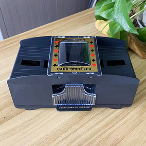 LANDER-MAN ไพ่คาสิโน2สำรับไพ่ <span class=keywords><strong>Shuffler</strong></span> อิเล็กทรอนิกส์ตัวแทนจำหน่ายไพ่โป๊กเกอร์เครื่องสับอัตโนมัติ - Product Image 4