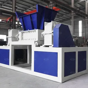 Cheap Price Double Shaft Waste Plastic Tire Wood Scrap Metal Shredder Cable Wire Engine Block Shredding Machine