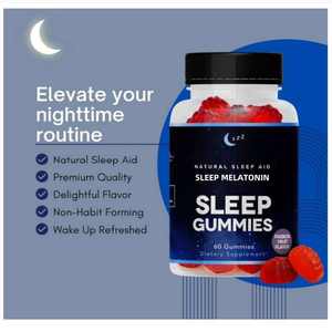 En stock, Gummies à la mélatonine OEM pour un sommeil plus rapide, Gummies sucrés à prix de gros - Product Image 4