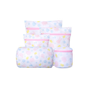 Sac de lavage de linge en maille de tissu réutilisable de voyage à domicile d'hôtel écologique en gros - Product Image 1