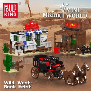 Mould King 24062 2025 Nuevo Juego de Bloques de Construcción del Banco del Salvaje Oeste, 693 Piezas, Regalo para Niños - Product Image 2