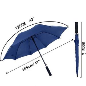 Parapluies automatiques surdimensionnés de 47 pouces, résistants au vent, pour hommes et femmes, parapluie de voyage solide pour le golf - Product Image 2