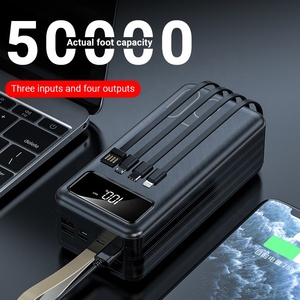 थोक आउटडोर पोर्टेबल पावर बैंक की बड़ी क्षमता 50000 बिजली बैंक पीडी22.5w फास्ट चार्ज के साथ बाहर के लिए डिजिटल - Product Image 6
