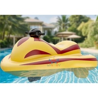 Bateau à moteur électrique gonflable commercial, mini-bateau de pêche pour une personne, bateau à moteur pour la dérive et le surf, kart aquatique pour parcs aquatiques