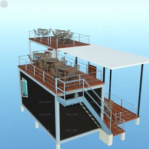 Flatpack Conteneur Café Café à guichet unique <span class=keywords><strong>Dessert</strong></span> Boutique Pub avec Terrasse Sur Le Toit en Angleterre - Product Image 6