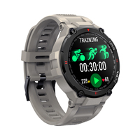 Yuniq Herzfrequenz-Schlaftracker Fitness-Tracker TFT Volltouchscreen Wasserdicht 3 ATM Silikon Smartwatch KI-Medizinische Diagnose