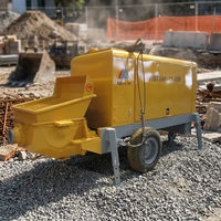 Machine de transport à haute efficacité contrôlée par PLC, moteur diesel Minle HBTS40-13-78R, 40 m/h, distance horizontale de 400 m, distance verticale de 100 m, 1