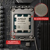 Processeur AMD Ryzen 7 9700X AM5 Zen5 8 cœurs 16 threads 3,8 GHz de base 5,5 GHz en boost DDR5 pour ordinateur de bureau et jeux, en stock