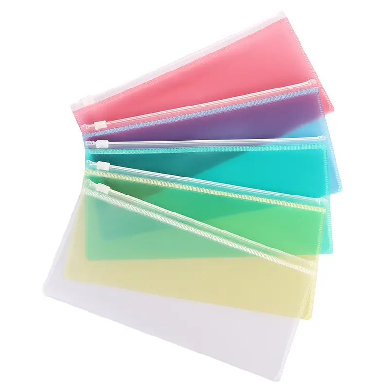 A4 A5 A6 Size Bestandsmap Clear Color Jelly Expending Document Map Office Document Houder Rits Bestandsmap