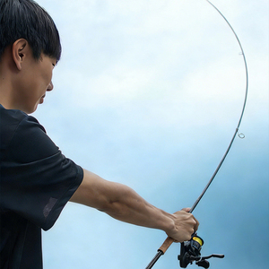 <span class=keywords><strong>Canne</strong></span> à pêche spinning en fibre de carbone 2,7M 3,0M M/MH avec anneaux Fuji O, 2 brins, pour la pêche en mer au bar et à la perche - Product Image 5