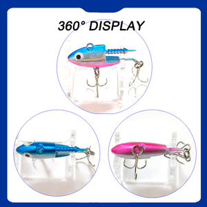 Señuelo de Pesca Alpha <span class=keywords><strong>7</strong></span> Colores 3 Tamaños, Cola en T, Cebo Suave, Lanzamiento Largo, Cabeza de Plomo, Señuelo Jig, PVC, Silicona, para Pesca de Lubina/Lucio/Agua Salada - Product Image 3