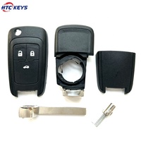 Clé de voiture vierge à bas prix 2022, 3 boutons, coque rabattable pour clé de voiture Chevrolet