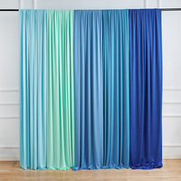 Toile de fond absorbante pour photographie de scène, rideau occultant Starlight, draperie transparente pour mariage en Spandex et soie de lait