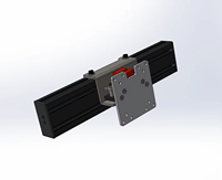 Support de montage VESA réglable en aluminium pour écran LCD de simulateur de course LANGLEVESA