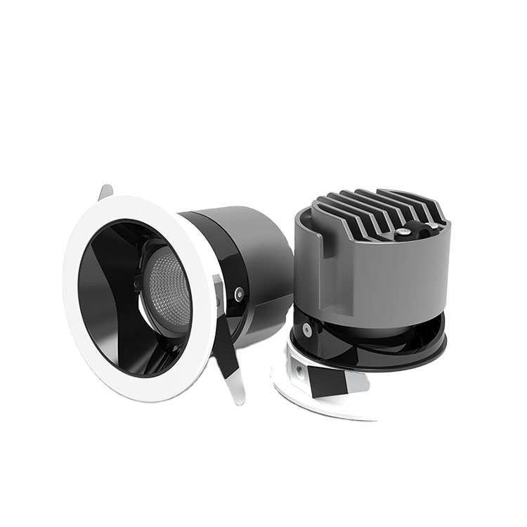 Usine Vente Directe Bonne Qualité Plafond Rond Réglable En Aluminium de moulage En Matrice 7W Spot LED Encastrable