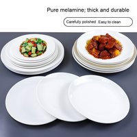 Assiette en mélamine jetable pour restaurant de restauration rapide, pour servir du poisson, du riz frit, du barbecue, des en-cas