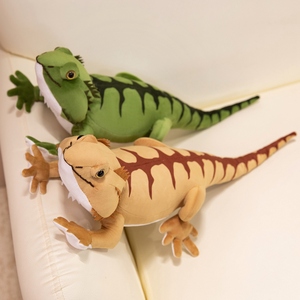 Peluche Realista de Dragón Barbudo, <span class=keywords><strong>Iguana</strong></span> Verde, Juguete de Peluche Suave, Lagarto de Peluche, Animal de Peluche Hipoalergénico de Poliéster, Muñeco de Peluche para Niños - Product Image 4