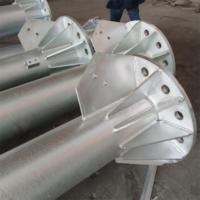 Poste de farola solar de acero galvanizado, doble brazo único, 4M, 5M, 6M, 7M, 8M, 9M, 10M, 12M, postes de lámpara de alta calidad