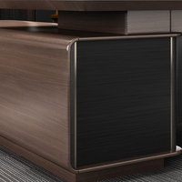Bureau de direction de luxe en peinture premium, mobilier de bureau moderne, bureau de direction pour PDG, bureau de direction exécutif