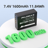 Batterie PUJIMAX 1600mAh NP-W126 pour appareils photo Fujifilm FinePix HS30EXR HS33EXR HS35EXR HS50EXR X-A1 X-A2 X-A3 X-A5 X-A7 X-A10 X-A20