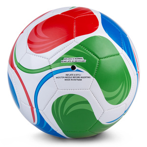 Ballon de football prêt à être expédié, prix le plus bas, taille 5, PVC, cousu à la machine, pour loisirs, livraison rapide, fabriqué au Vietnam, personnalisable - Product Image 2
