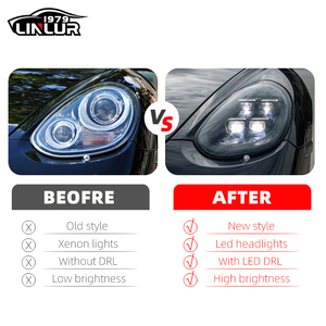 [1979] Fari Auto 2009-2012 987.2 Aggiornamento Fari a LED Stile Matrix 2025 per Porsche Boxster <span class=keywords><strong>Cayman</strong></span> 987 - Product Image 2