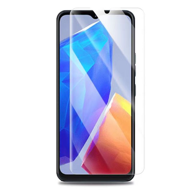 Wholesale HD Transparent Itel S23plus Tempered Glass Screen Protectors Full Glue No Air Bubbles Compatible Itel Mobile Phones