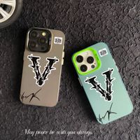 Coque de téléphone tendance personnalisée à dégradé pour iPhone 17 16 13 Pro Max 12 Mini 11 Pro Xs Xr - Coque de protection élégante Vrunk