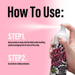 น้ำมันบำรุงผมสำหรับถักเปีย แบรนด์ส่วนตัว ช่วยบำรุงและนวดศีรษะ ลดอาการคัน บำรุงหนังศีรษะ สำหรับผมถักเปีย ทวิสต์ และล็อคส์ - Product Image 6