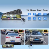 Carlover AI 4K ADAS Dashcam dengan WIFI GPS Kaca Spion Lensa Ganda Penglihatan Malam Monitor Parkir 24/7 Garansi 1 Tahun