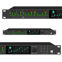 Processeur de son professionnel Gooermi LD336 4 entrées 8 sorties FIR DSP, processeur double cœur 500 MHz, traitement 64 bits, ADC 32 bits 768 kHz