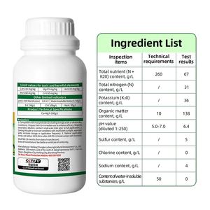 Organische Vloeibare Meststof Geconcentreerde Zeewier Extract Meststof Voor Het Rooten Van Zaailing Groei Fruit Promotie Bloeiende Grond - Product Image 5