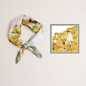 Pañuelo Bandana Paisley de Doble Cara de Alta Calidad, Grande, de Colores Vivos, Estilo Étnico, de Mezclilla, Algodón, Rayón y Seda - Product Image 3