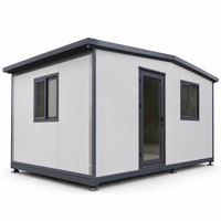 Maison mobile pliable de 20 pieds, cabine préfabriquée à montage rapide pour l'hébergement sur chantier